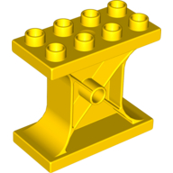 Duplo Support Brick 2 x 4 x 3 (Yellow)