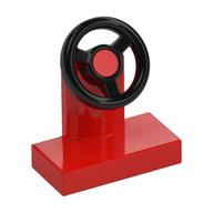 Steering Stand 1 x 2 with Black Steering Wheel (Red)