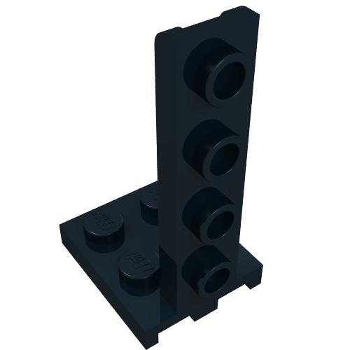 Bracket 2 x 2 - 1 x 4 (Black)