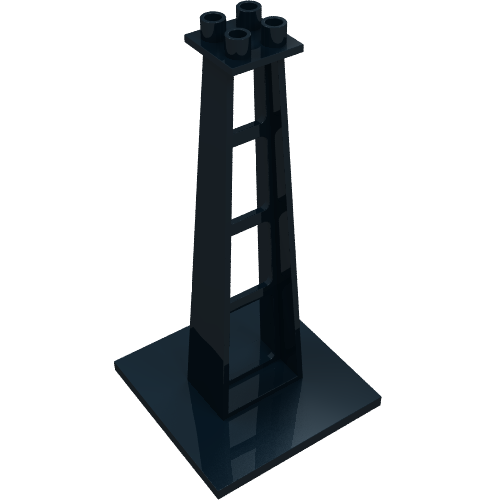 Support 6 x 6 x 10 Stanchion (Black)
