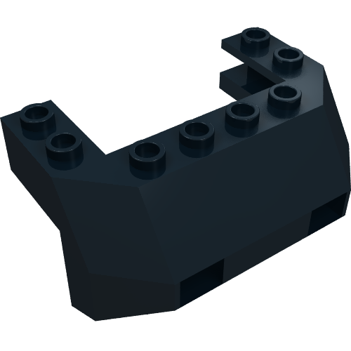 Train Front Sloping Base (Black)