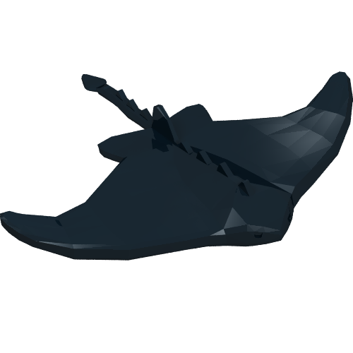 Animal, Manta Ray (Black)