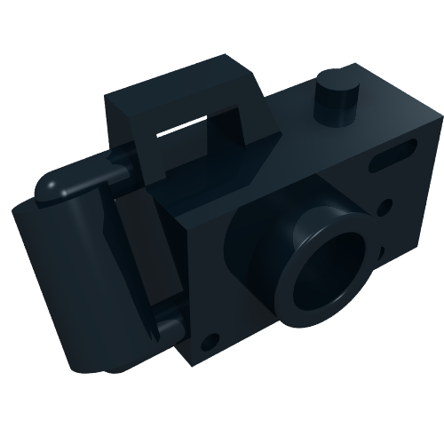Equipment Camera Handheld with Right-Aligned Viewfinder (Black)