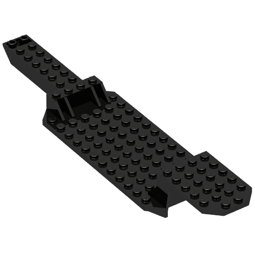 Vehicle Base, Trailer 6 x 26 x 2 2/3 (Black)