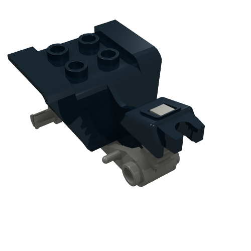 Vehicle Body, Tricycle Body Top with Dark Gray Chassis (Black)
