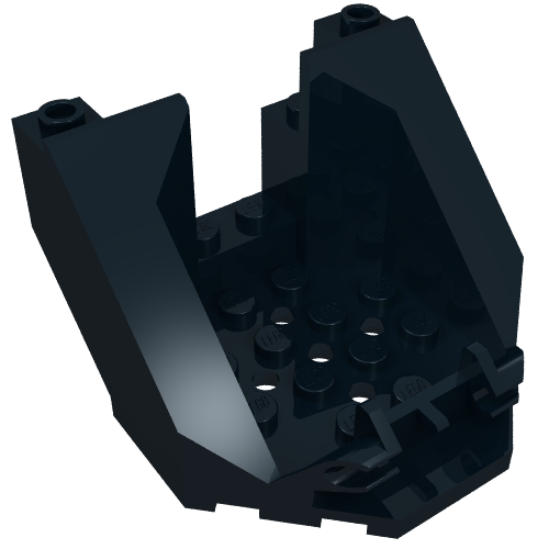 Cockpit 6 x 6 x 3 1/3 Octagonal Canopy Base (Black)