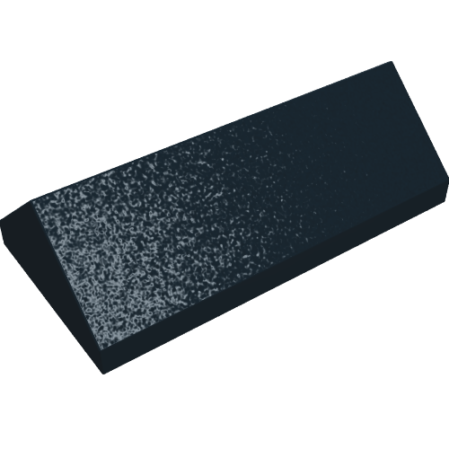 Brick Sloped 45° 2 x 4 Double (Black)