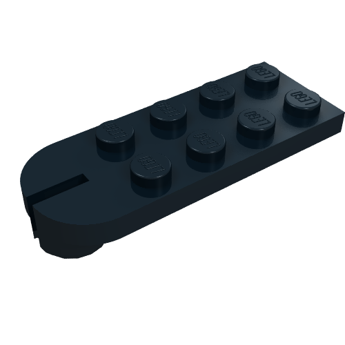 Plate Special 2 x 5 with Towball Socket (Black)