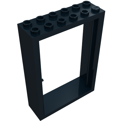 Door Frame 2 x 6 x 7 (Black)