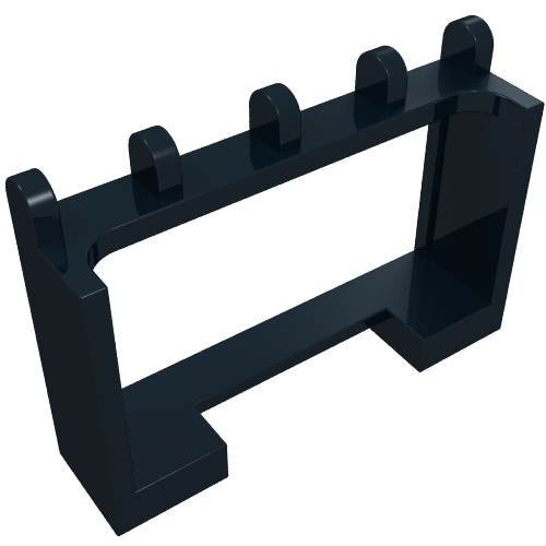 Hinge Vehicle Roof Holder 1 x 4 x 2 (Black)