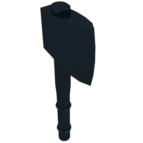 Weapon Axe (Fabuland) (Black)