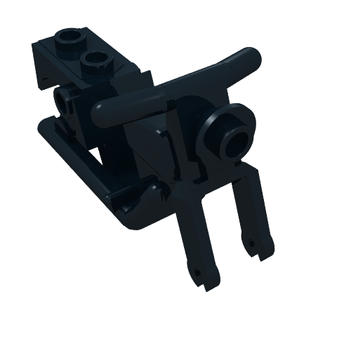Vehicle Base, Motorcycle Chassis, Frame 3 x 6 x 3 (Black)
