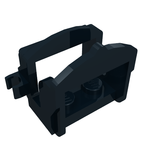Animal / Creature Accessory, Saddle [One Clip] (Black)