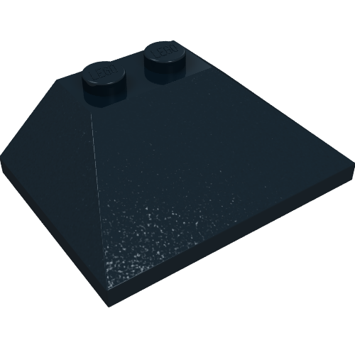 Brick Sloped 45° 3 x 4 Double / 33° (Black)