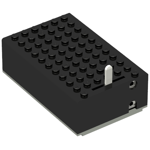 Battery Box, 4.5V 7 x 11 x 3 Type 1 [Complete Assembly] (Black)