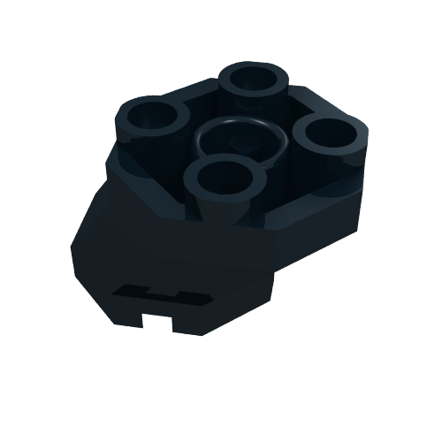 Brick Special Octagonal 2 x 3 x 1 2/3 Sloped (Black)