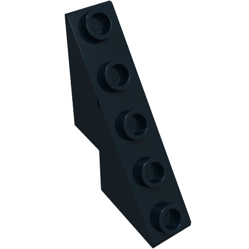 Brick Sloped 53° 3 x 1 x 3 1/3 with Studs on Slope (Black)