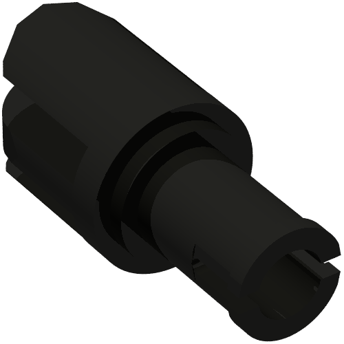 Arm Piece with Pin, 3 Fingers (Black)