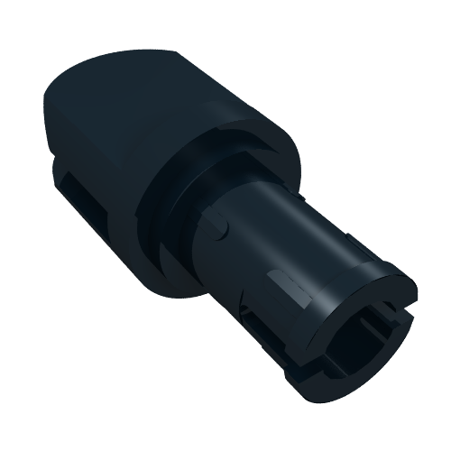 Arm Piece with Pin, 2 Fingers (Black)