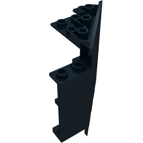 Panel 6 x 6 x 6 Corner with Arched Window (Black)