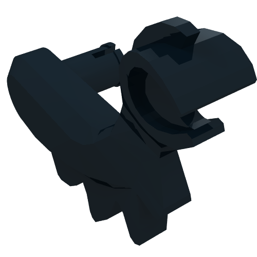 Animal / Creature Body Part, Dinosaur / Dragon Arm, Right (Black)
