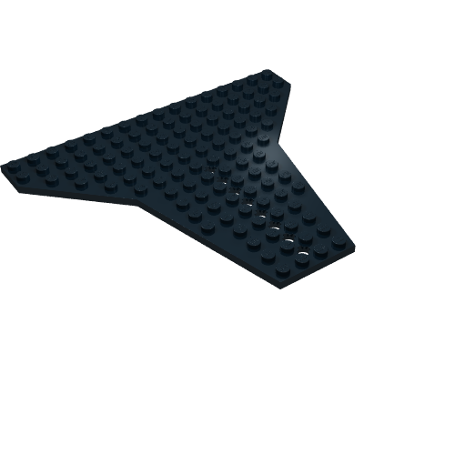 Wedge, Plate 16 x 14 Shuttle (Black)