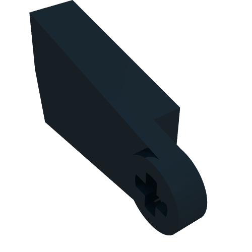 Train Level Crossing Gate Type 2, Counterweight (Black)