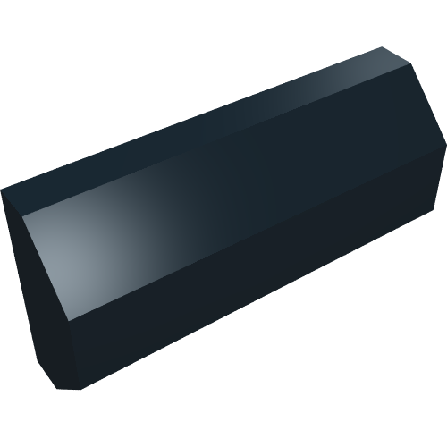 Technic Rubber Bumper 2 x 4 (Black)