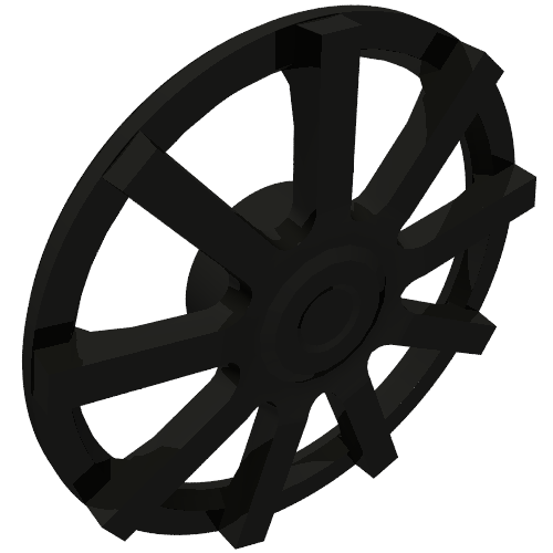 Wheel Cover 9 Spoke - for Wheel 72206 (Black)