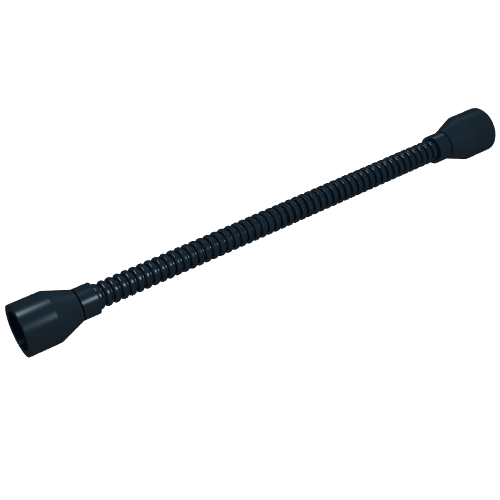 Flexible Hose 8.5L with Tabless Ends (Ends same color as Tube) (Black)