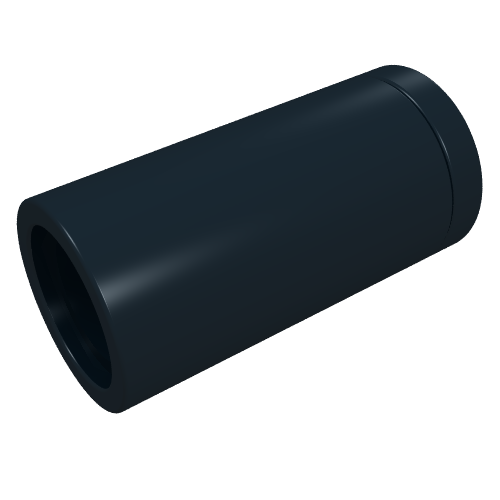 Technic Pin Connector Round [No Slot] (Black)