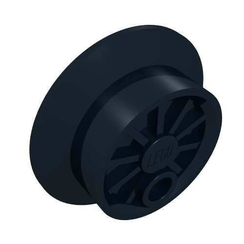 Wheel Train for 12V Electric Motor (Black)