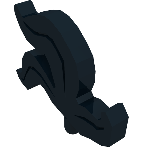 Headwear Accessory Plume / Feather Triple (Black)