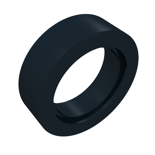 Tyre Smooth Old Style - Small (Black)