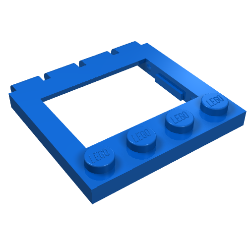 Hinge Vehicle Roof 4 x 4 Sunroof with Ledges (Blue)