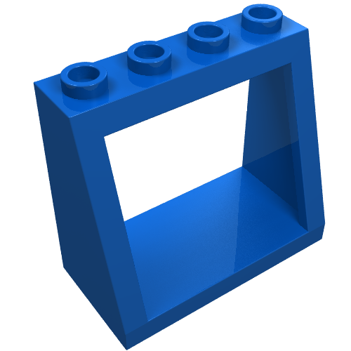 Windscreen 2 x 4 x 3 Frame with Hollow Studs (Blue)