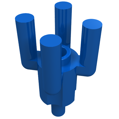 Bar, 4 Top Bars, Palm Tree Top (Blue)