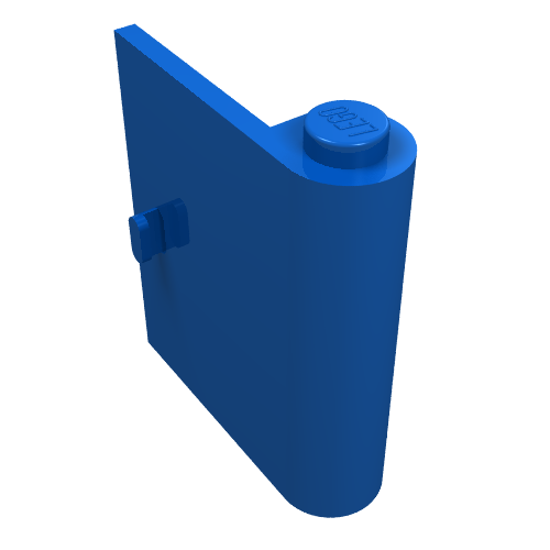 Door 1 x 3 x 3 Right (Blue)