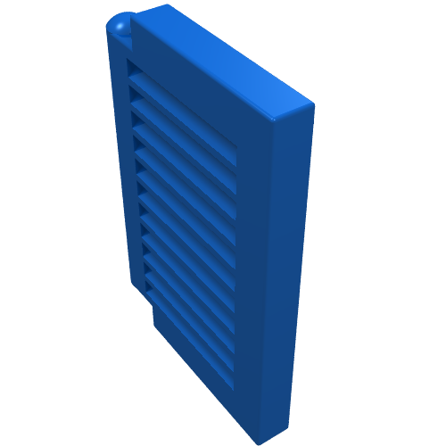 Window 1 x 2 x 2 Shutter (Blue)