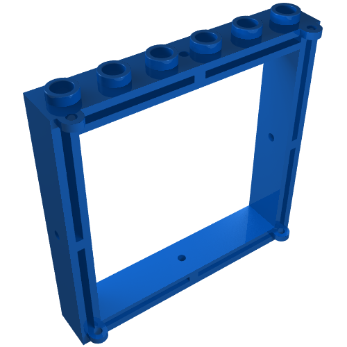 Window 1 x 6 x 5 (Blue)