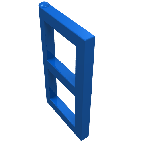 Window 1 x 2 x 3 Pane (Blue)