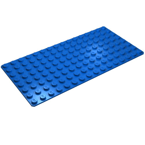 Baseplate 8 x 16 (Blue)