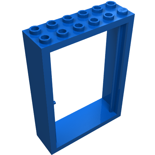 Door Frame 2 x 6 x 7 (Blue)