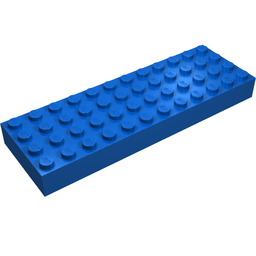 Brick 4 x 12 (Blue)