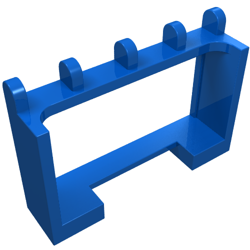 Hinge Vehicle Roof Holder 1 x 4 x 2 (Blue)