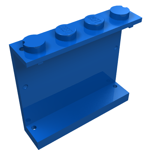 Panel 1 x 4 x 3 with UNICEF Logo Print (Blue)