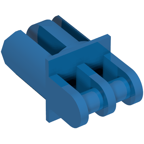 Arm Grab Jaw Holder, 3 Fingers (Blue)