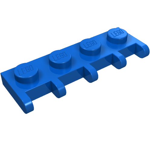 Hinge Vehicle Roof Holder 1 x 4 (Blue)
