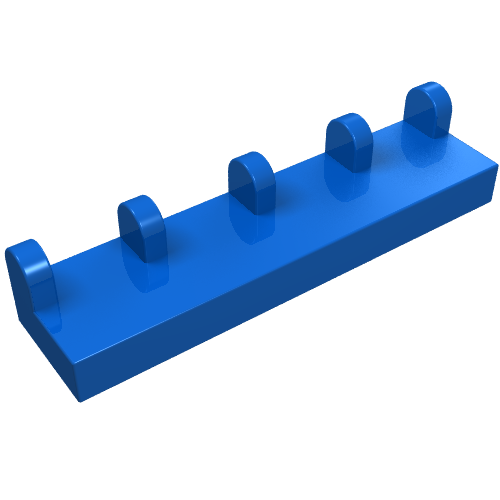 Hinge Tile 1 x 4 (Blue)