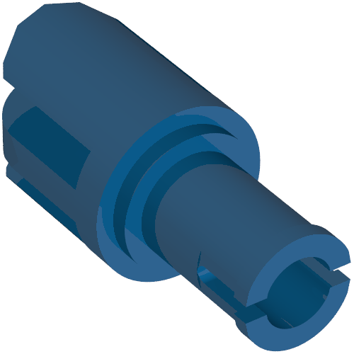 Arm Piece with Pin, 3 Fingers (Blue)